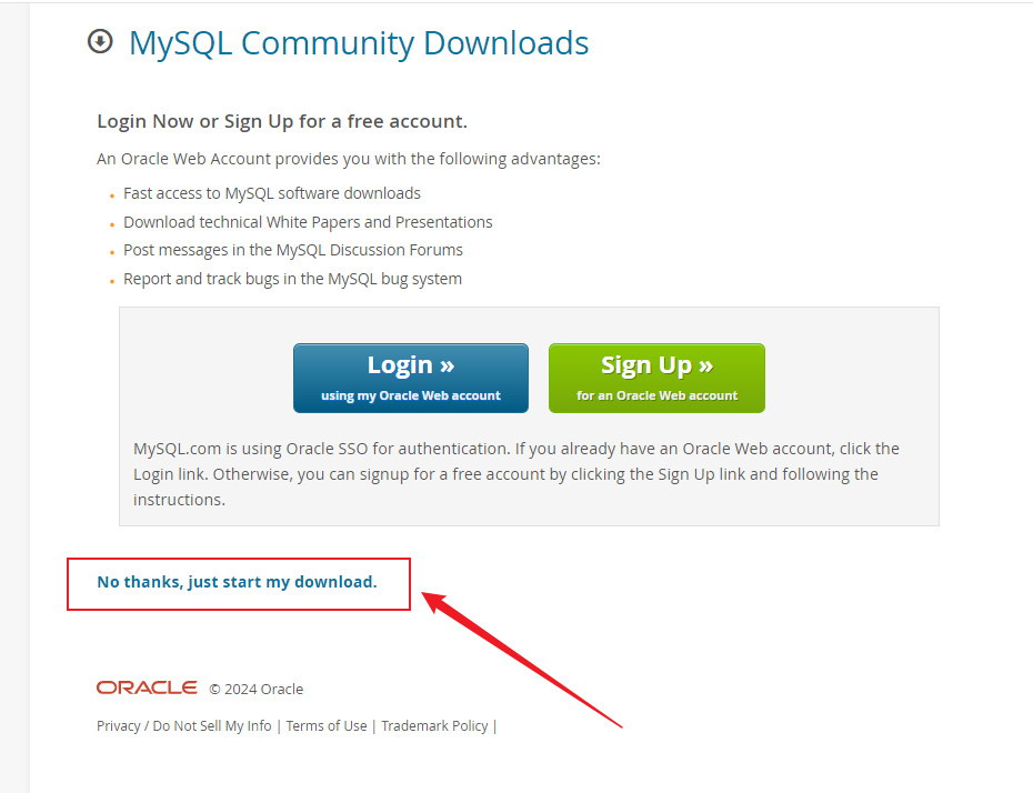 根据服务器系统选择对应的MySQL版本