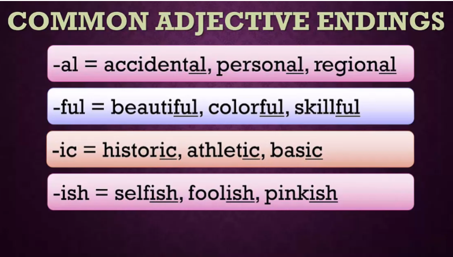 Adjectives And Adjective Clauses