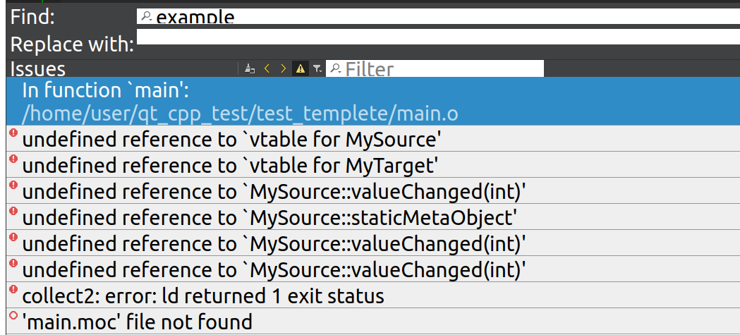 qt-C++笔记之命令行编译程序，特别是使用Q_OBJECT宏包含了moc(Meta-Object Compiler)的情况