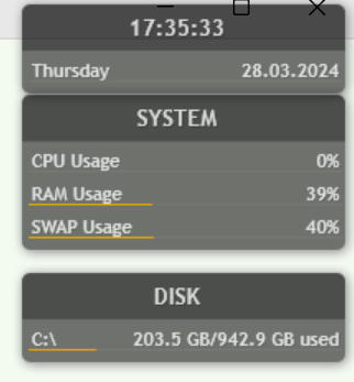 windows系统信息查看若干方法查看硬件信息系统信息仪表盘资源占用osd