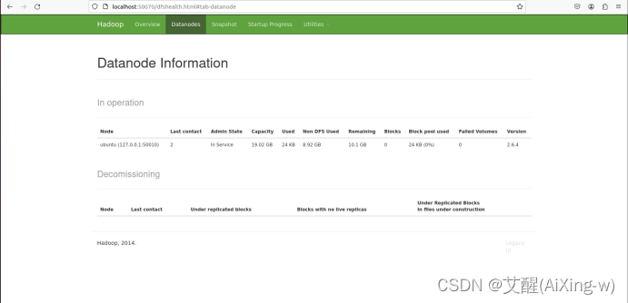 Hadoop Single Node Cluster的安装