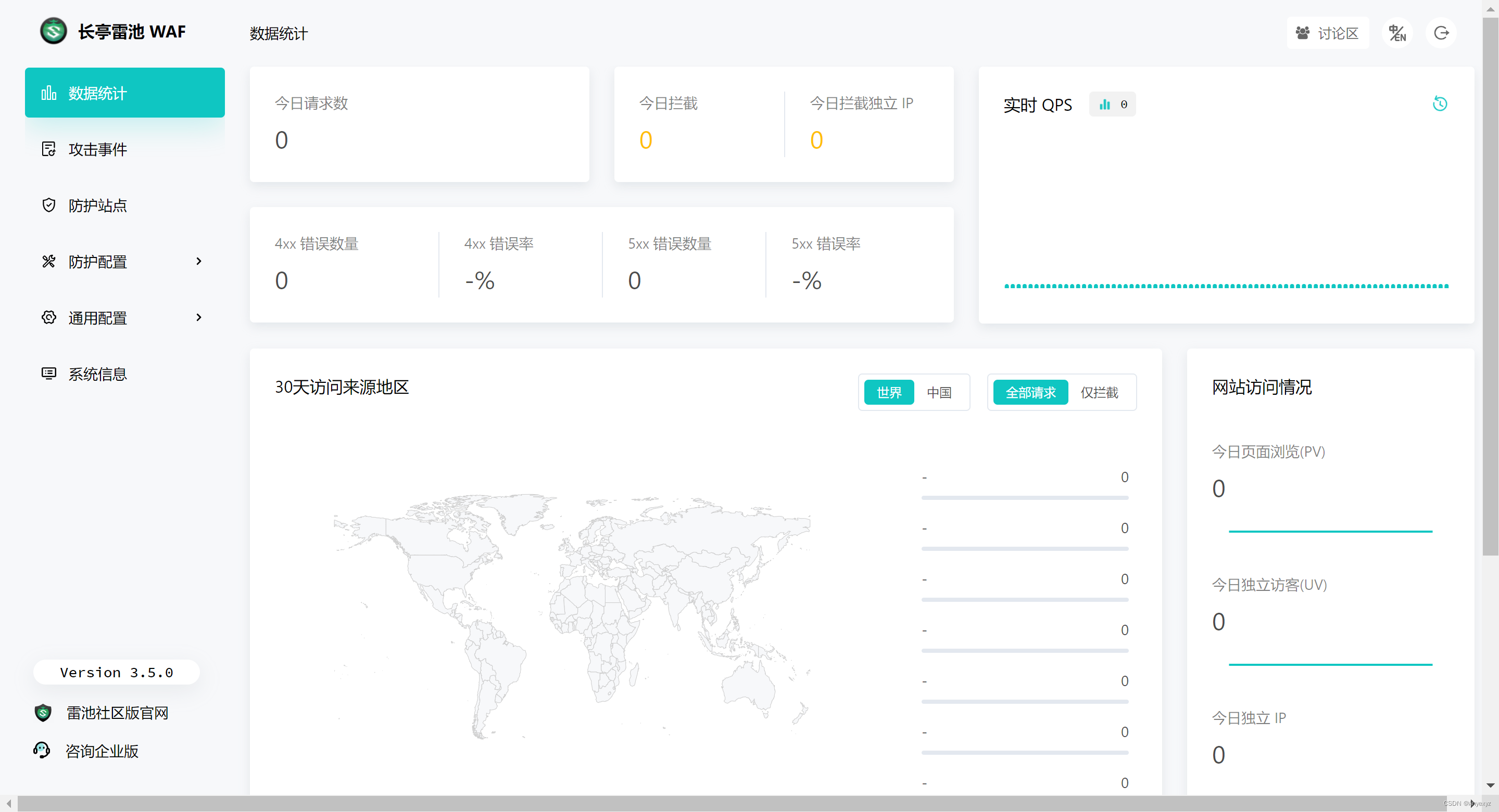 飞致云1panel v1.9.2 + 雷池WAF社区版 v4.0