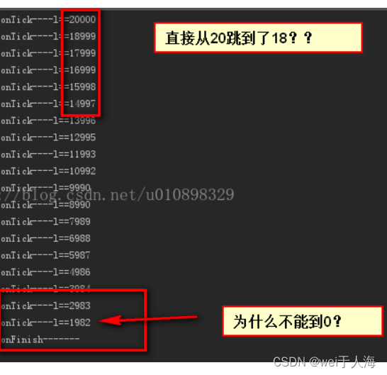 CountDownTimer 倒计时不准确问题解决