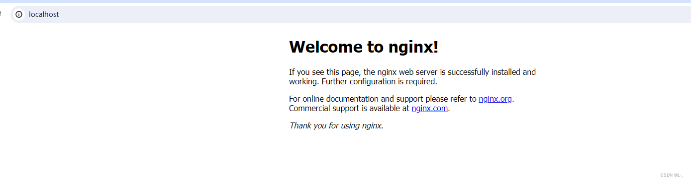 测试nginx启动成功
