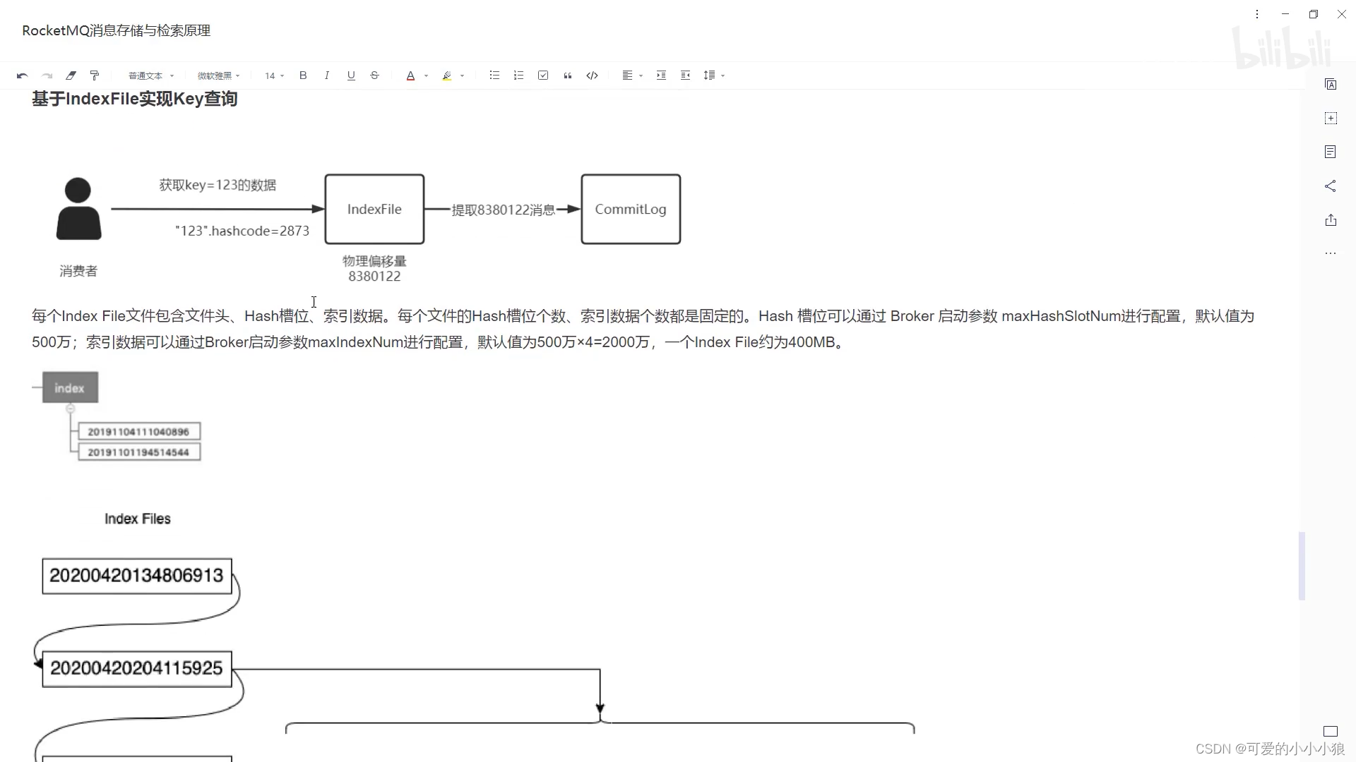 rocketmq的存储和检索