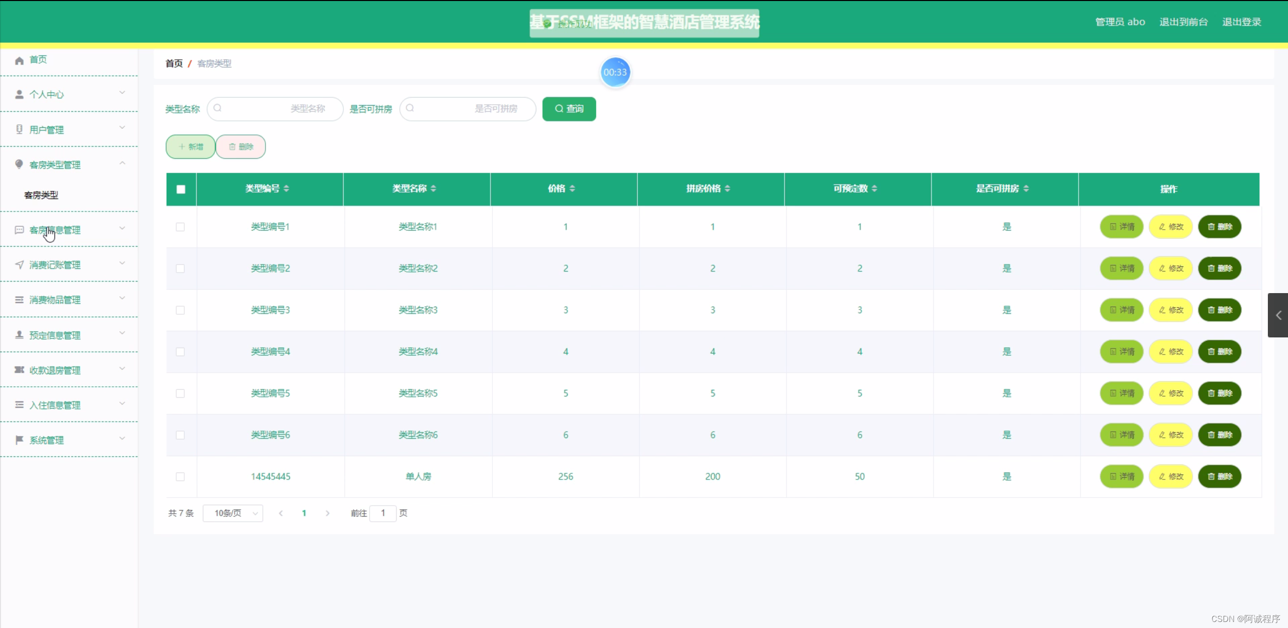 Java基于框架的智慧酒店管理系统(源码+mysql+文档)_智慧酒店管理系统文档-CSDN博客
