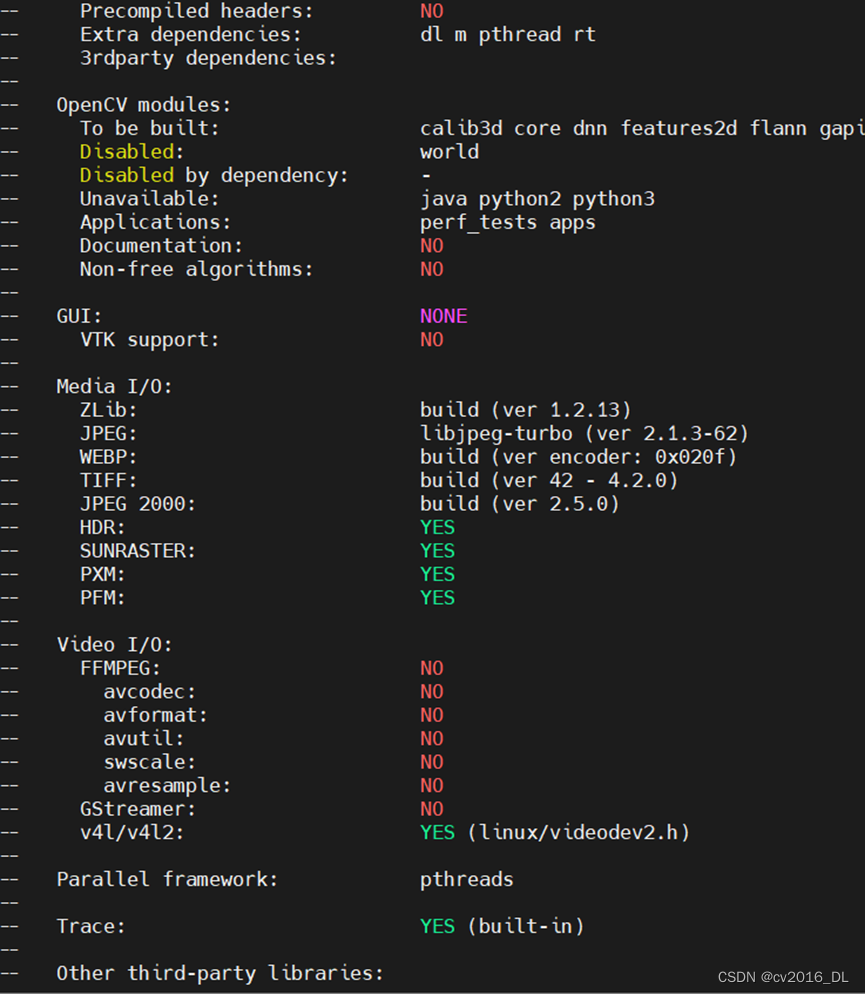 <span style='color:red;'>OpenCV</span><span style='color:red;'>交叉</span><span style='color:red;'>编译</span>