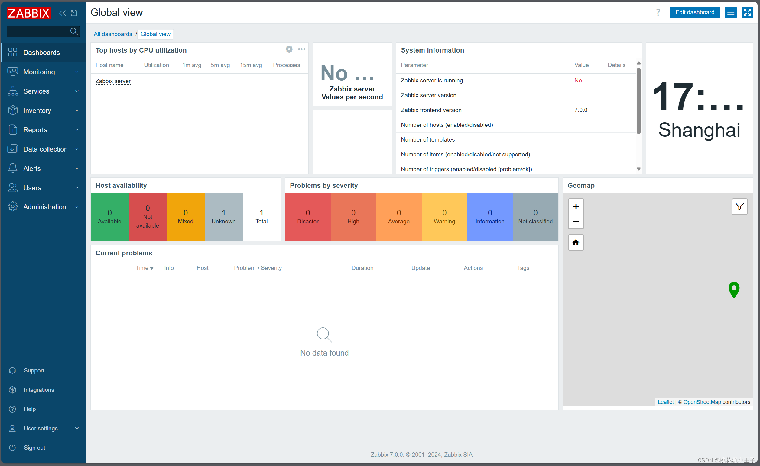 【Linux】Ubuntu 部署 Zabbix 7.0