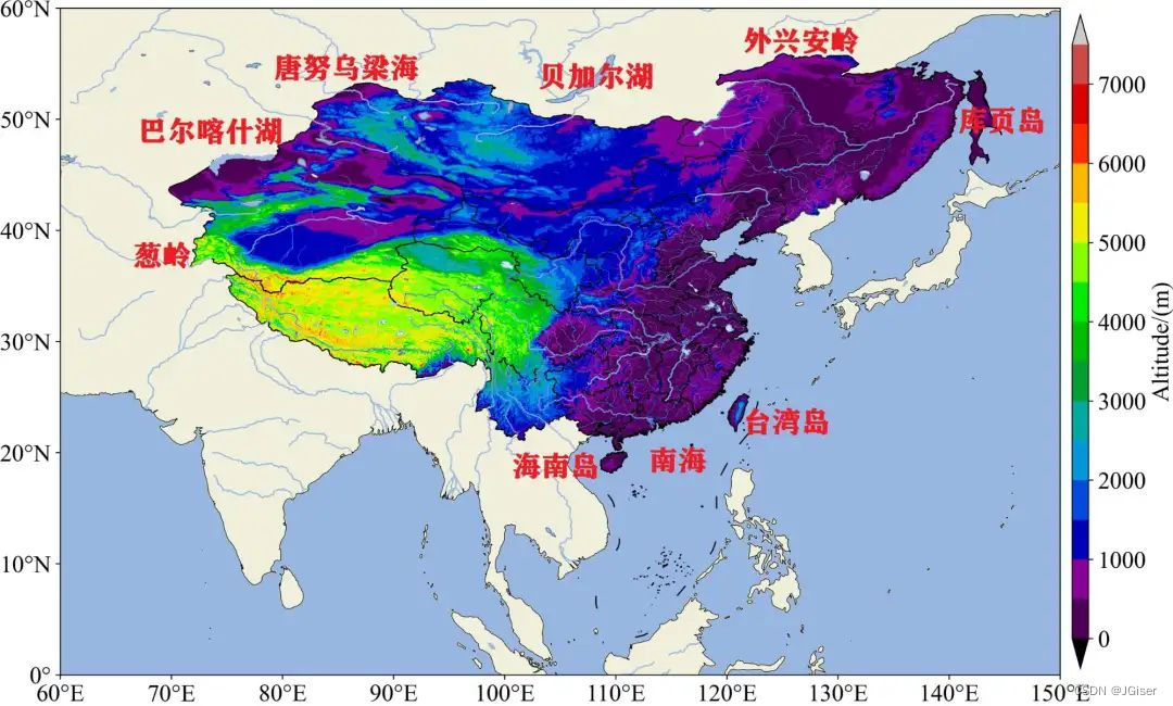 Python浅谈清朝秋海棠叶版图