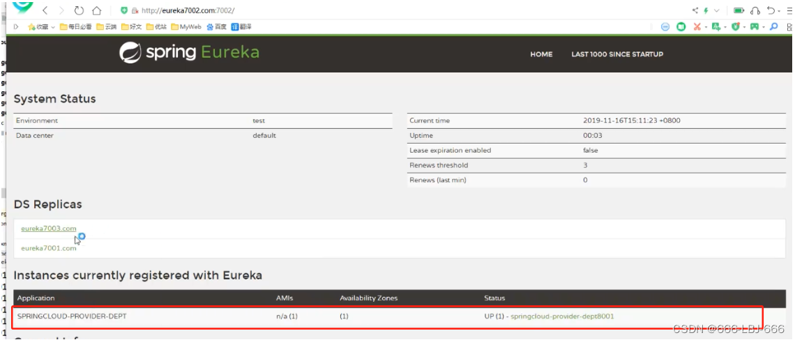 SpringCloud-Eureka服务注册中心测试实践