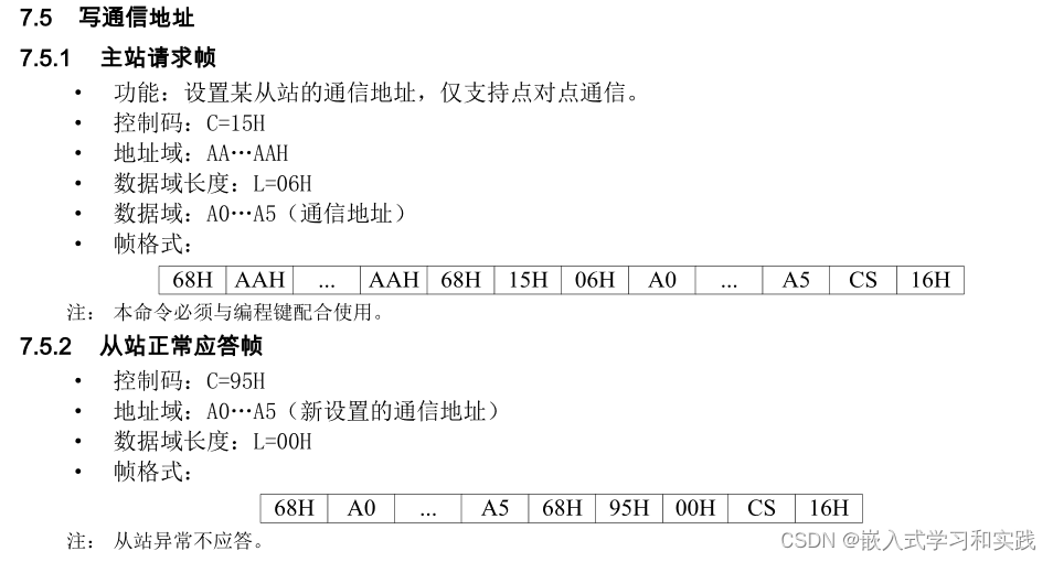 DL/T 645 协议学习笔记