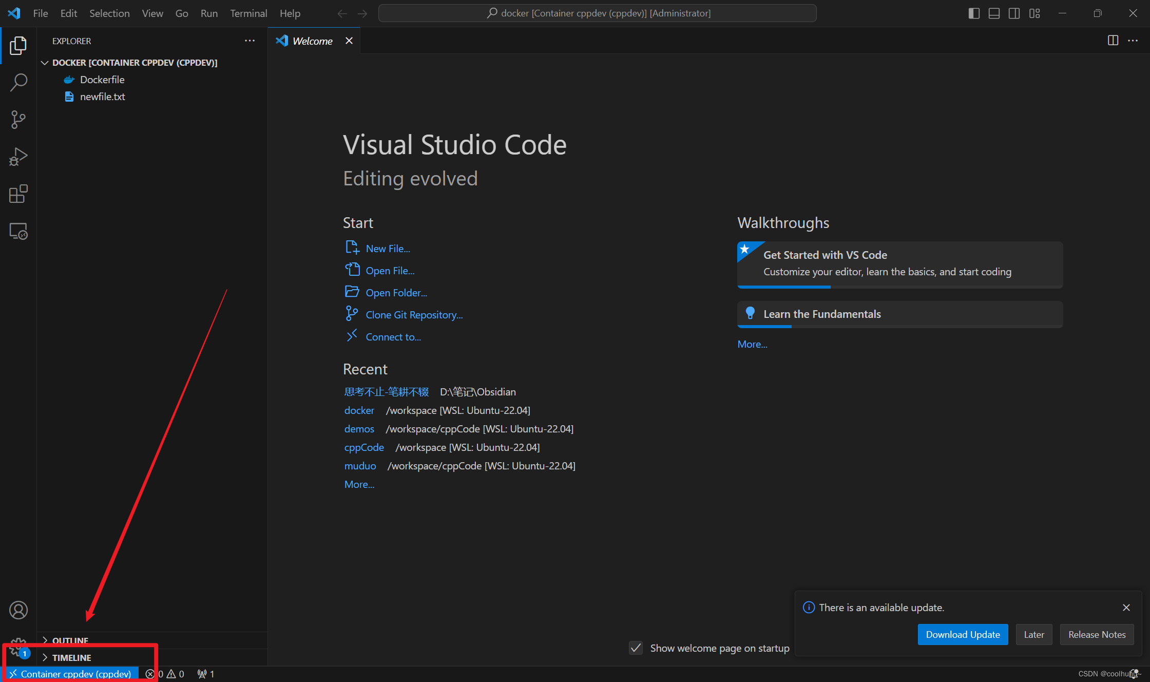 Windows-WSL2-VSCode+Docker配置C++开发环境