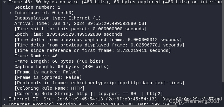 渗透测试（12）- WireShark 网络数据包分析