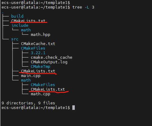 多层级 cmake 