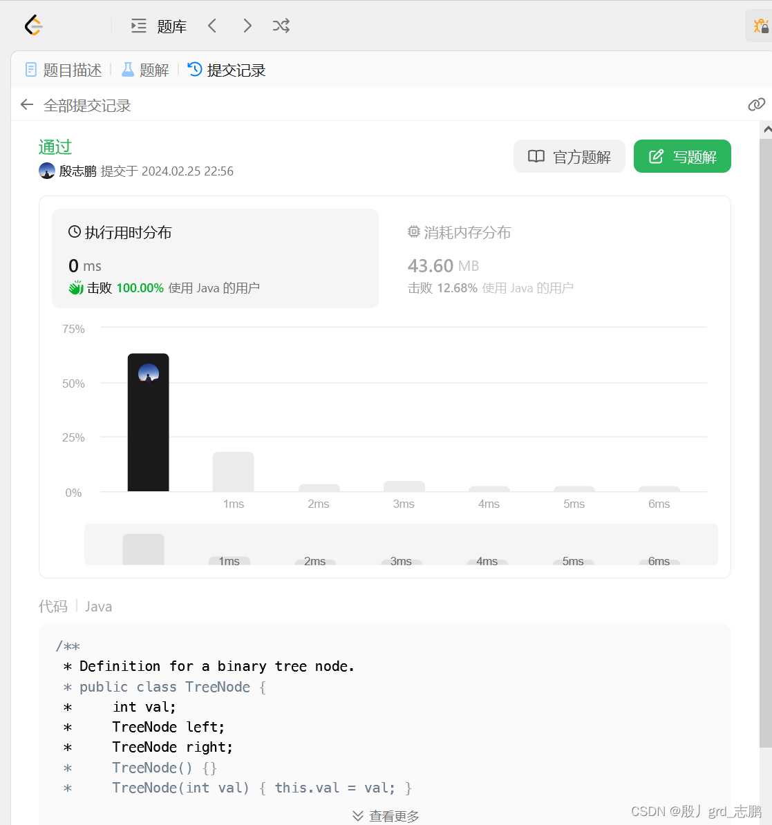 java数据结构与算法刷题-----LeetCode530. 二叉搜索树的最小绝对差