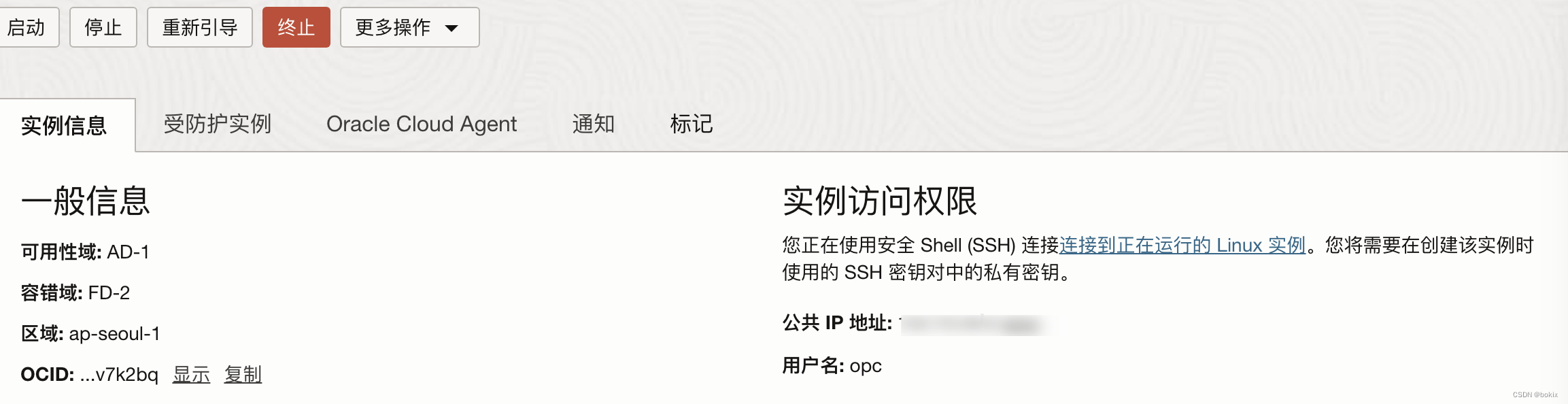 记一次Oracle Cloud计算实例ssh恢复过程