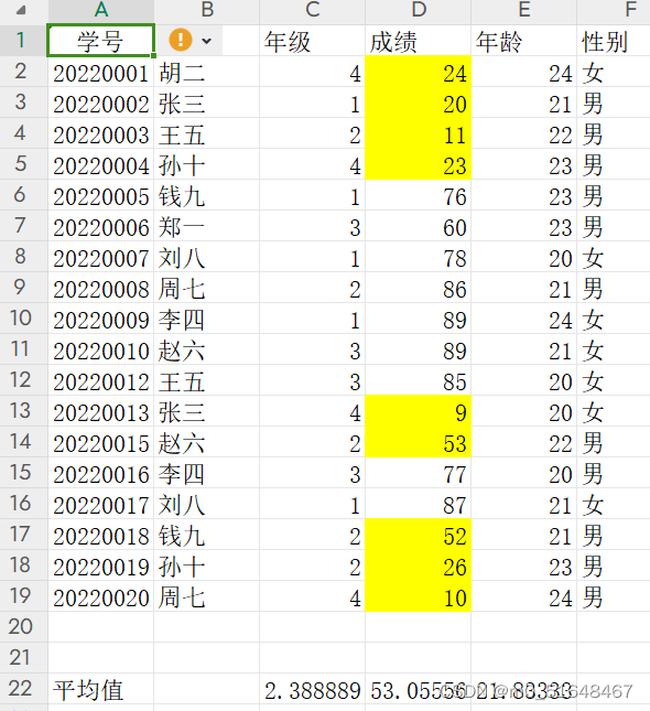 c#&Excel:2.写入Excel表 3.读取Excel表