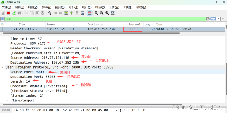 UDP 用户数据报协议