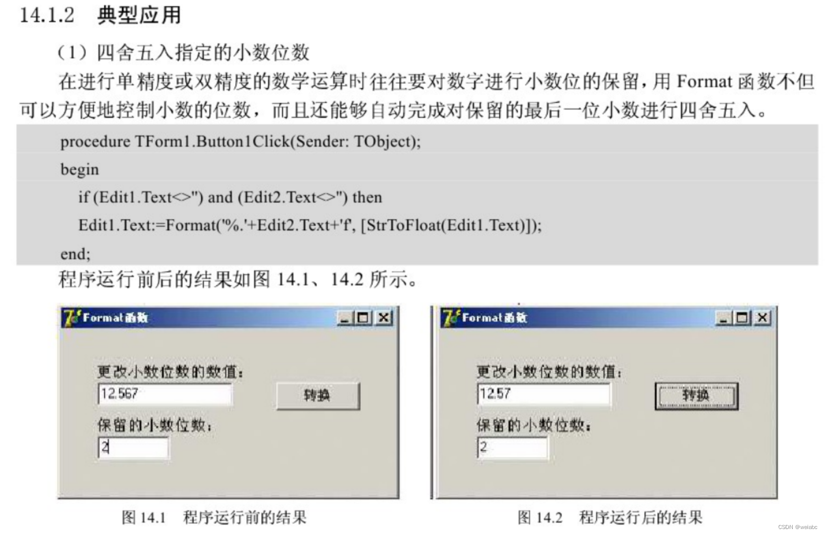 Formate函数的一般使用