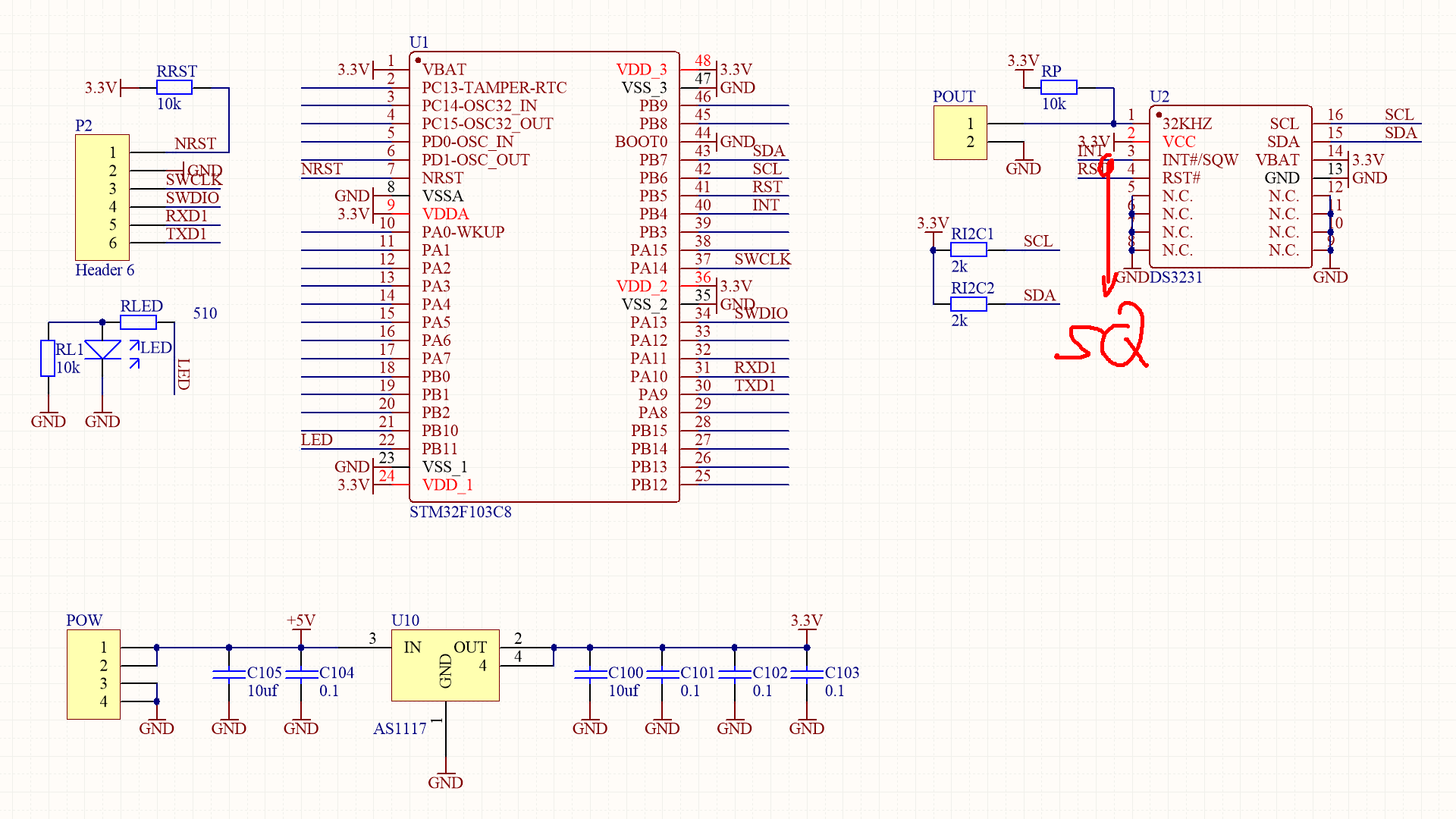 测试 ds3231 时钟芯片