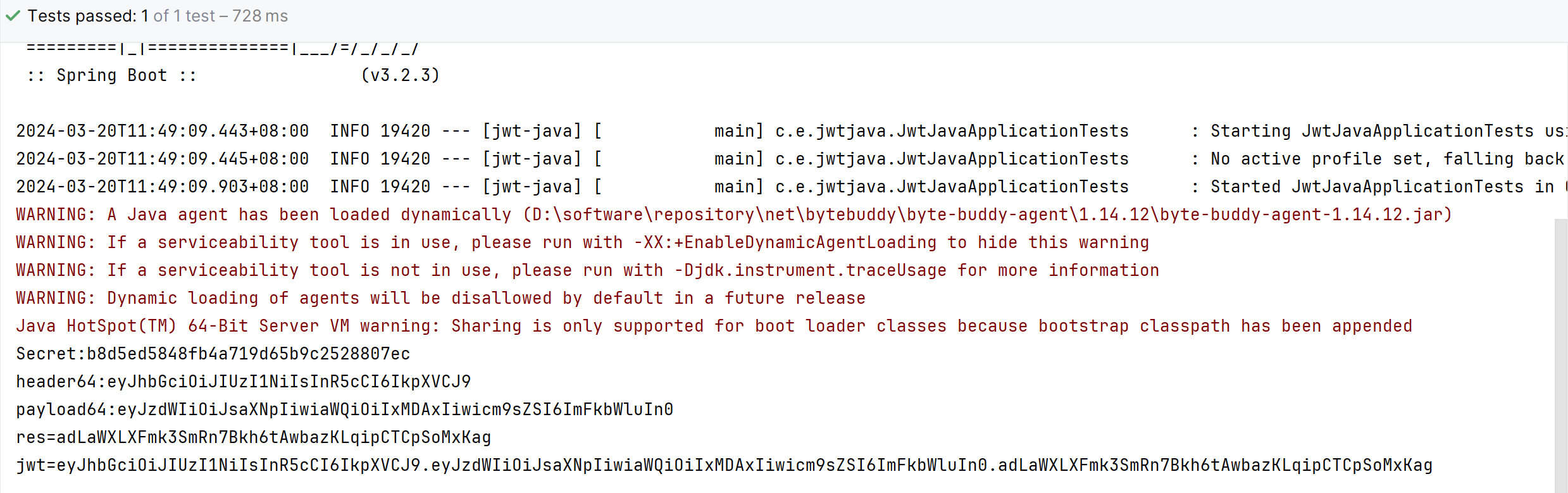 Json Web Token(JWT) 快速入门