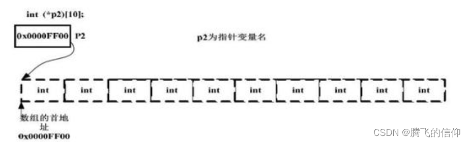 C语言 数组指针  指针数组