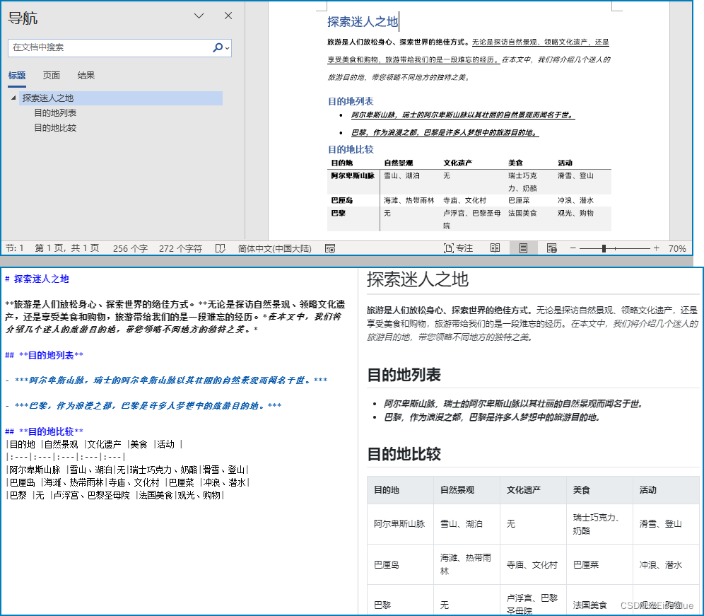 C#实现Word文档转Markdown格式（Doc、Docx、RTF、XML、WPS等）