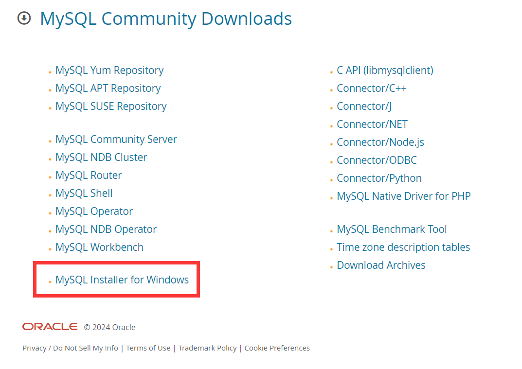 MySQL Installer for Windows