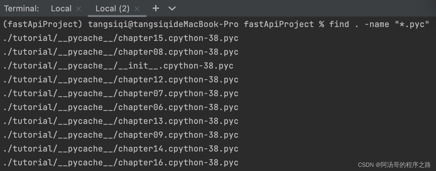 Python __pycache__文件