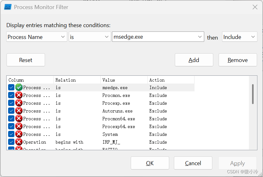 Windows进程监视器Process Monitor