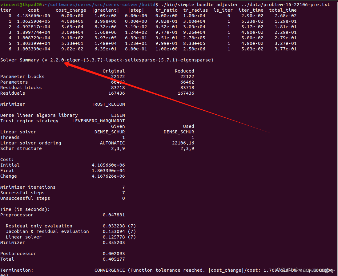 error: ‘LocalParameterization’ is not a member of ‘ceres