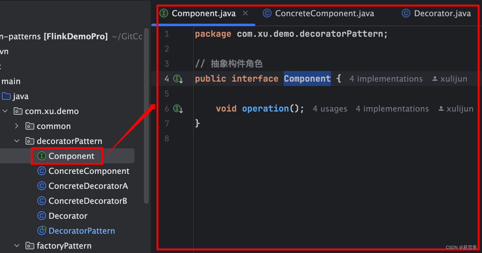 设计模式之装饰者模式DecoratorPattern（四）