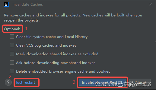 IDEA2023--清理系统缓存及Optional详解