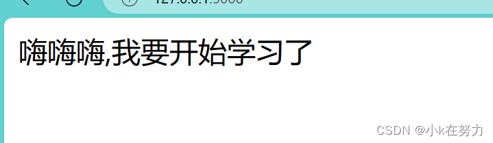 Flask初学习——第一天