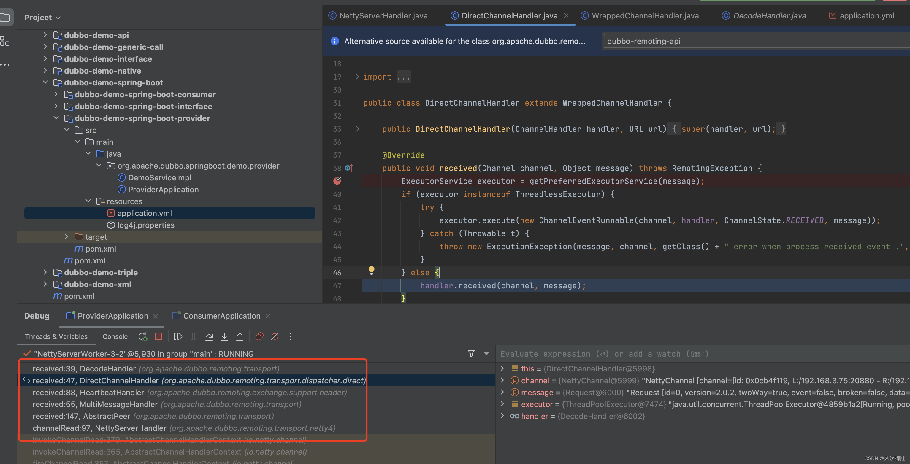 Dubbo 服务端暴露服务、处理消息（03）_dubbo 手动暴露 服务CSDN博客