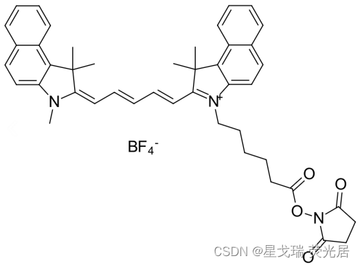 星戈瑞Cy5.5 NHS Ester近红外荧光染料2375105-86-3