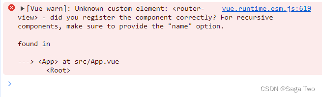 vue router-<span style='color:red;'>view</span>报错<span style='color:red;'>解决</span>