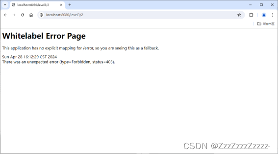 Access denied for Zzz