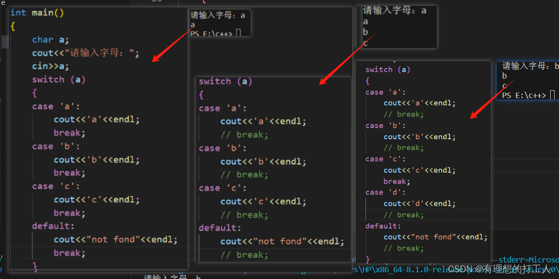 C++的基础语句