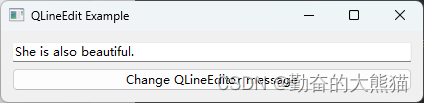 PyQt ------ QLineEditor