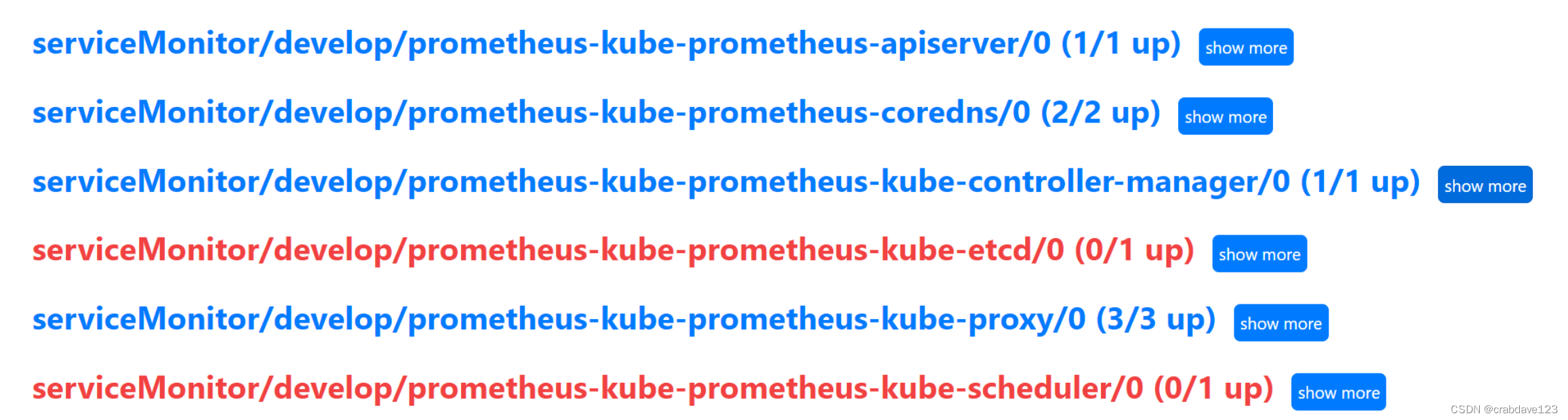 Prometheus 不能访问k8s的中的一些metrics的问题（controller-manager、scheduler、etcd）