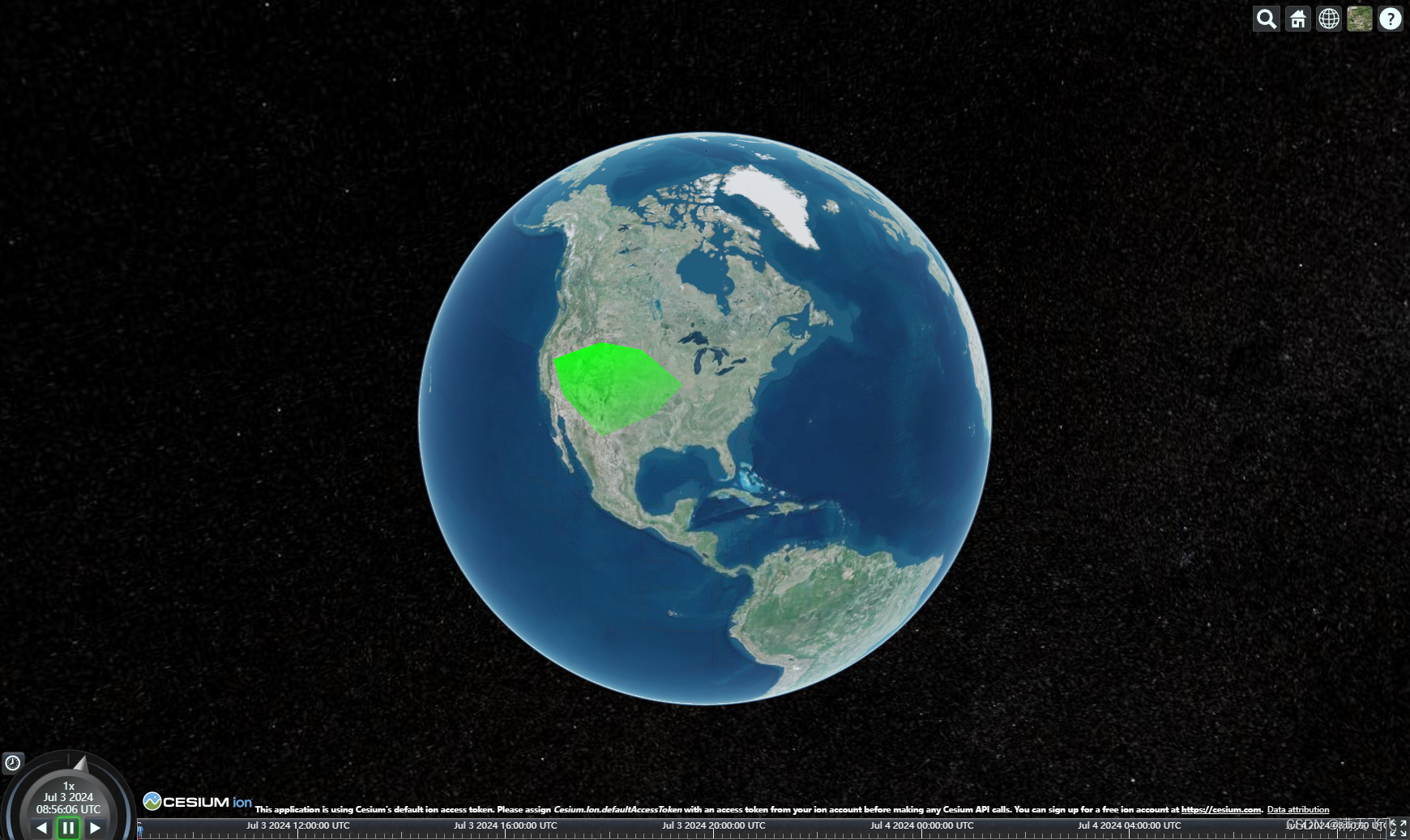 CesiumJS【Basic】- #053 绘制渐变填充多边形（Entity方式）-使用canvas