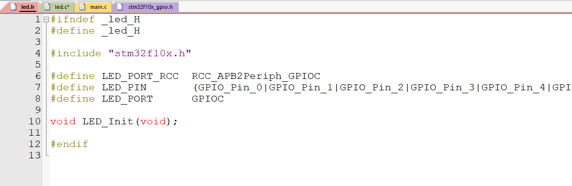 STM32学习和实践笔记（3）: 使用库函数点亮LED后的学习总结