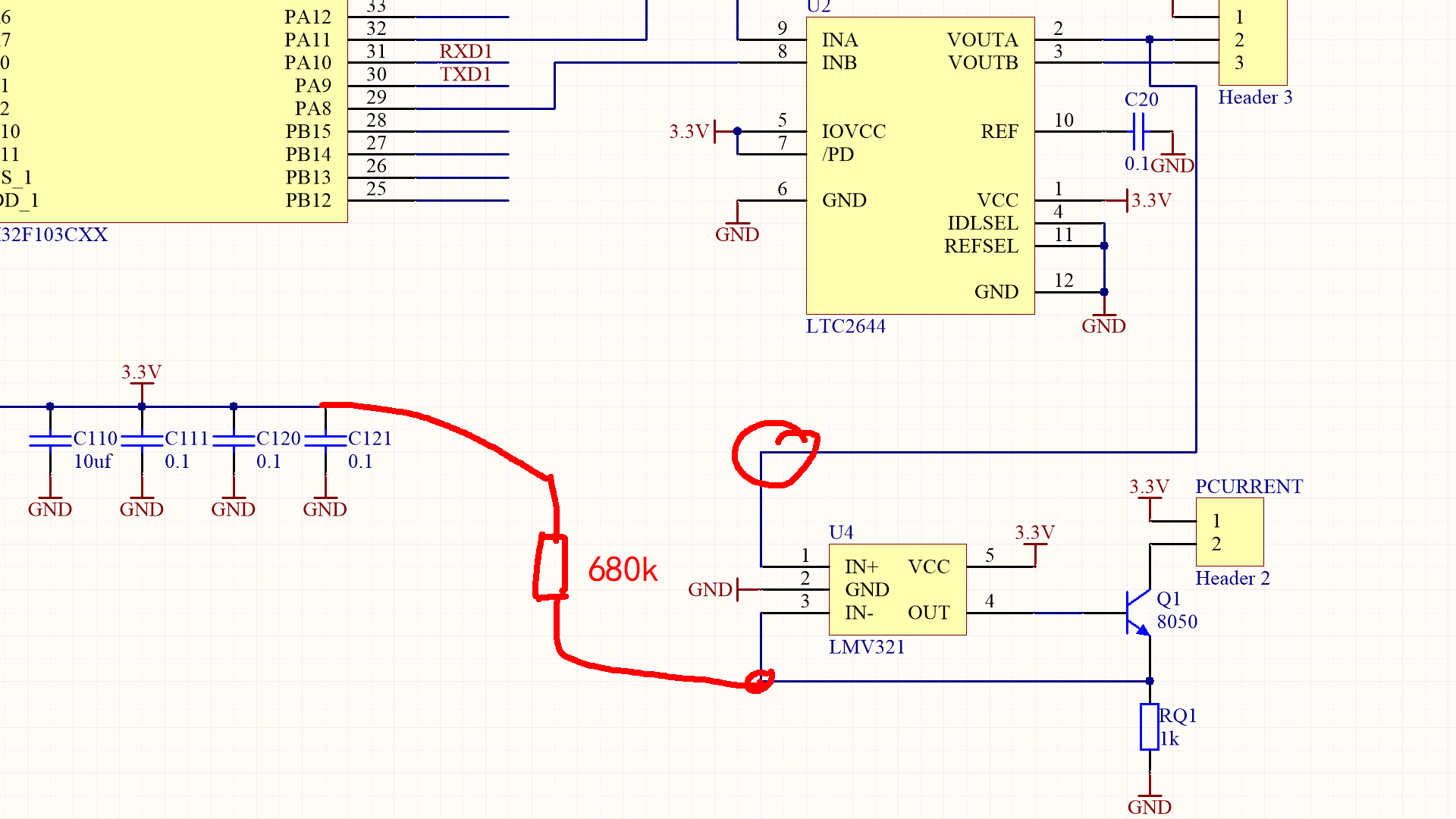 通过tlp113对ltc2644的恒流源