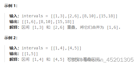 [leetcode hot 150]第五十六题，合并区间