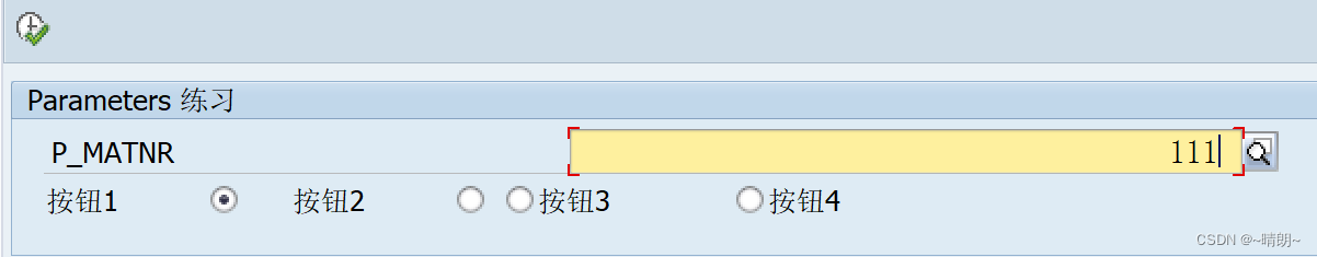 SAP ABAP 常用的参数