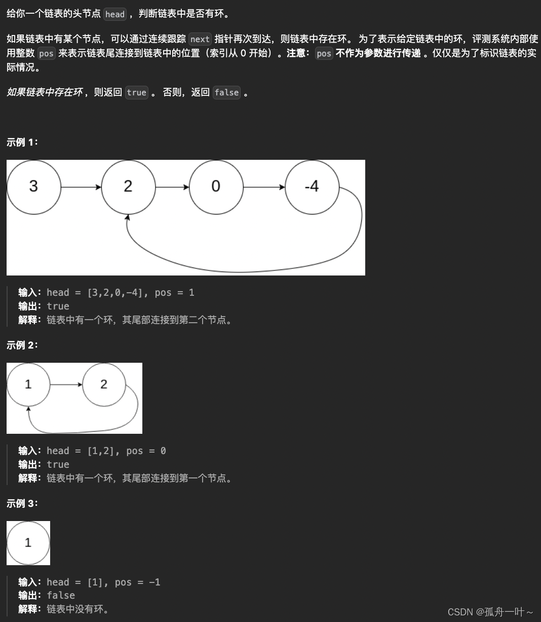 【算法萌新闯力扣】：环形链表及环形链表II