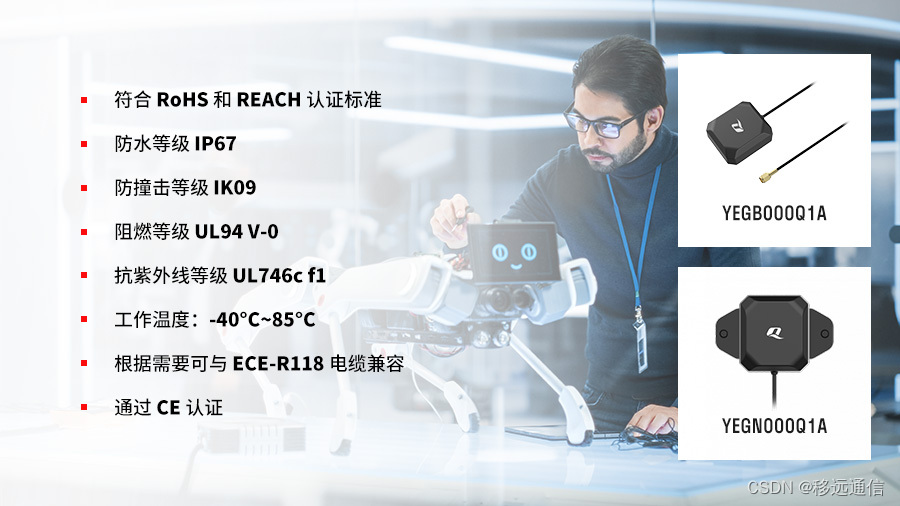 移远通信再推系列高性能卫星、5G、GNSS及三合一组合天线