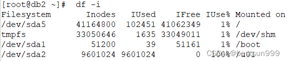 linux Inodes满导致数据库宕机